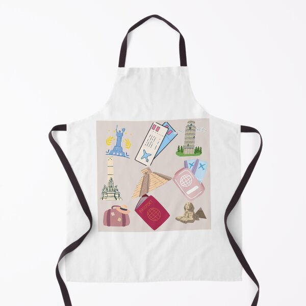 Item preview, Global Landmarks Travel Icons Sticker Art designed and sold by Chipkooo.