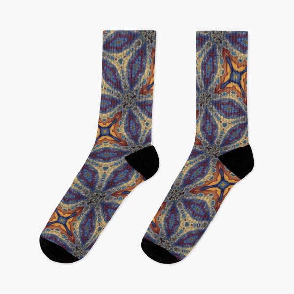 Item preview, Retro Cosmic Orange Pattern designed and sold by Shy Fractal Designs.