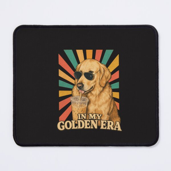 Item preview, Retro Golden Retriever In My Golden Era Coffee Lover Funny Dog Design designed and sold by kiralynstration.