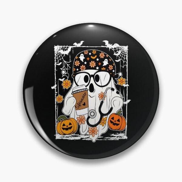 Item preview, Nurse Coffee Lover Spooky designed and sold by Cravens-Museum.