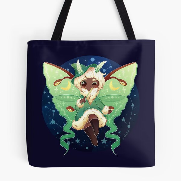 Item preview, Kawaii Luna Moth Witch (Background Ver.) designed and sold by heysoleilart.