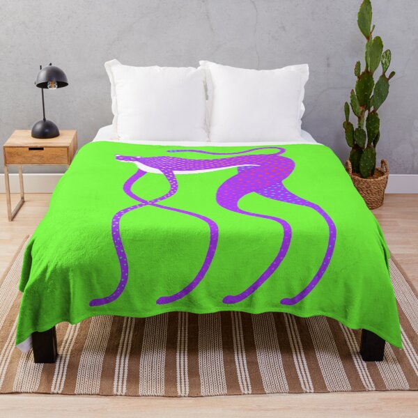 Item preview, Looooong Purple Cheetah designed and sold by TamaAnimalArt.