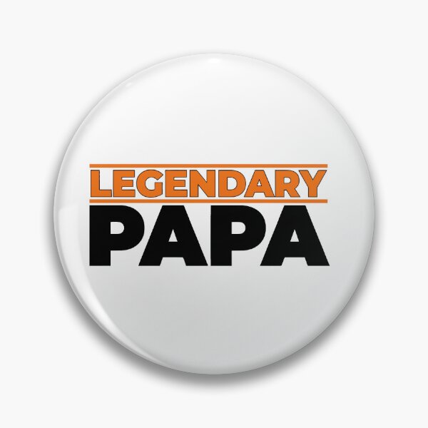 Item preview, Legendary Papa Typography Quote Vintage Retro Statement Design designed and sold by Craft99.