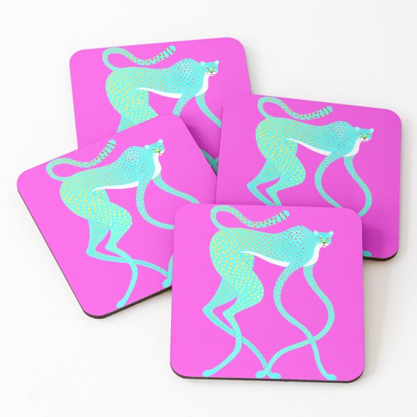 Item preview, Looooong Blue Cheetah designed and sold by TamaAnimalArt.
