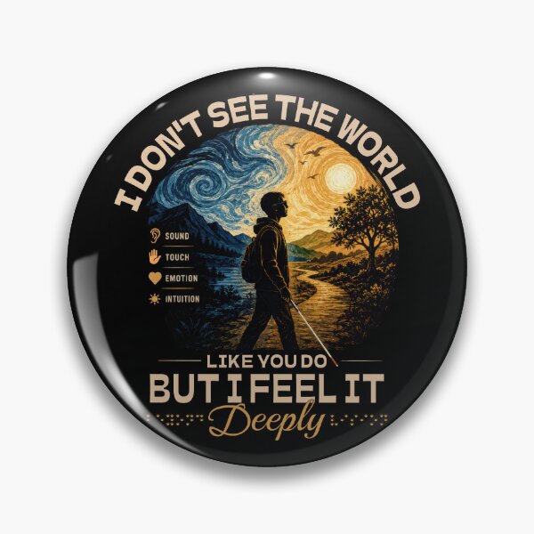 Item preview, I Feel the World Deeply | Beyond Vision designed and sold by Eyepatch-Jacks.
