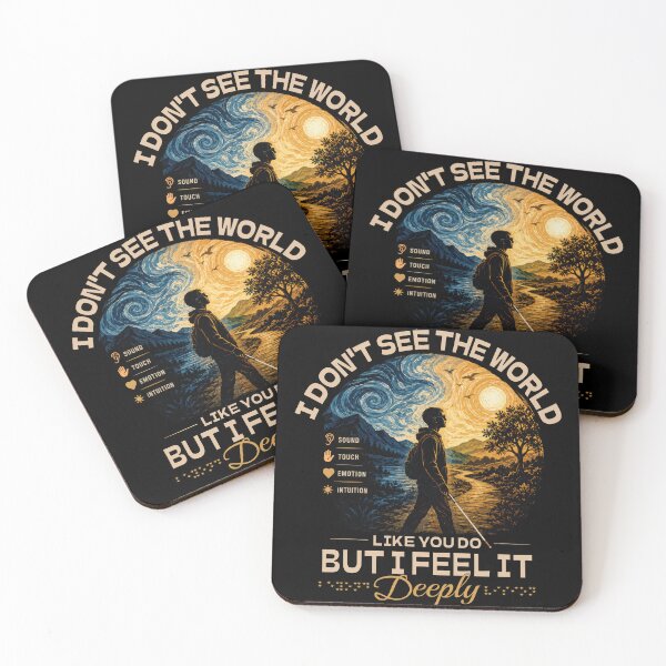 Item preview, I Feel the World Deeply | Beyond Vision designed and sold by Eyepatch-Jacks.