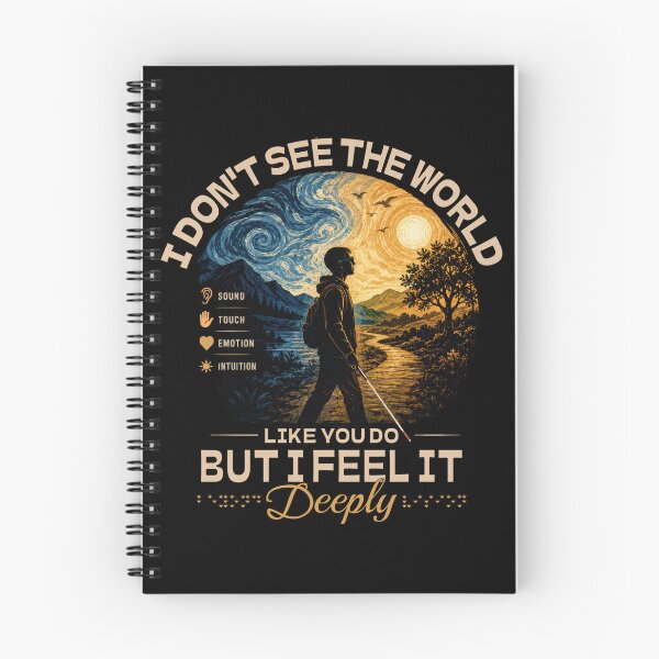 Item preview, I Feel the World Deeply | Beyond Vision designed and sold by Eyepatch-Jacks.