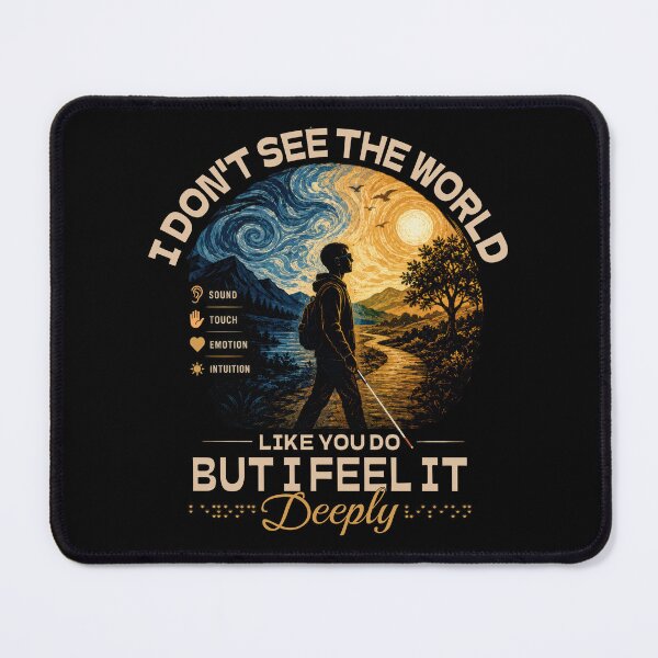 Item preview, I Feel the World Deeply | Beyond Vision designed and sold by Eyepatch-Jacks.