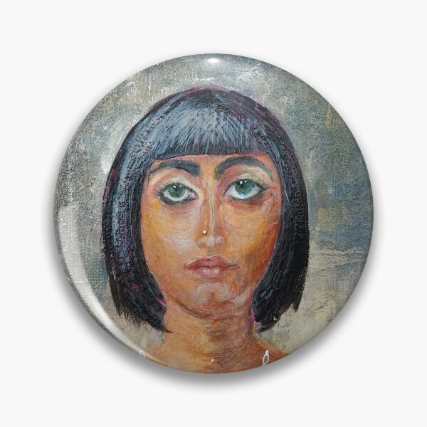 Item preview, A Modern Fayum Mummy Portrait designed and sold by Cabin Fever in Alaska.