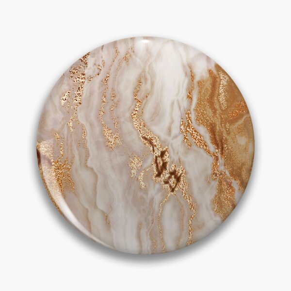 Item preview, Glamorous Gold (Faux) Glitter Vein (Faux) Marble With (Faux) Coppery Sparkles designed and sold by DEC02.