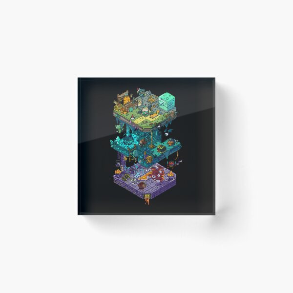 Item preview, Isometric Fantasy Adventure Map Art designed and sold by Griemn.