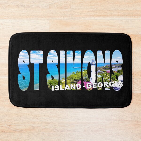 Item preview, ST SIMONS Island Georgia - USA Lighthouse and Pier View Beautiful Day designed and sold by Adam Gormley.