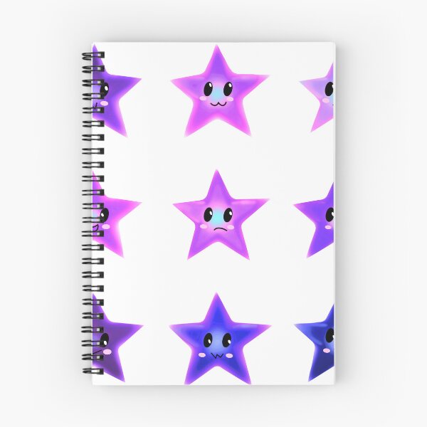 Item preview, Dark blue/purple stars with different expressions ☆ designed and sold by xSt4rdustxart.