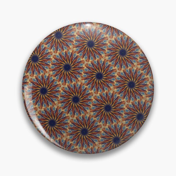Item preview, Blue Tipped Dahlia Pattern designed and sold by Shy Fractal Designs.