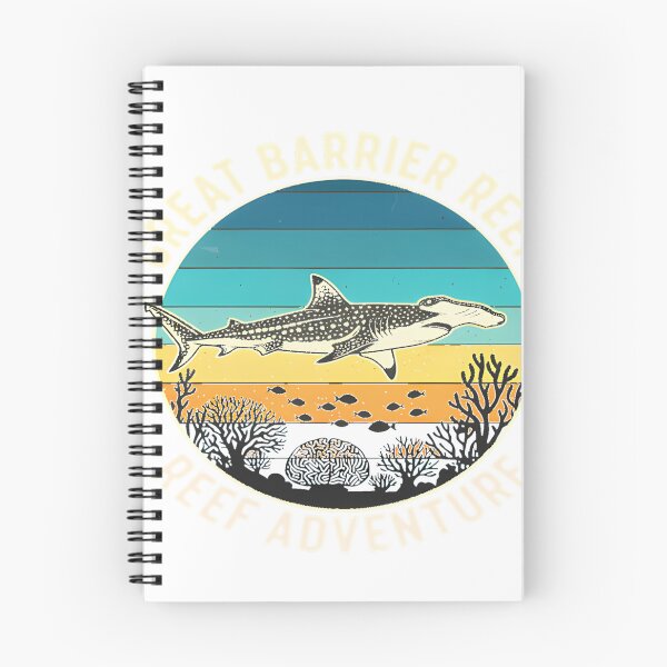 Item preview, Great Barrier Reef Adventure - Vintage Spotted Hammerhead Shark T-Shirt_84491216 designed and sold by gidget-gadget.