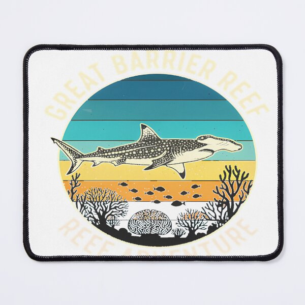 Item preview, Great Barrier Reef Adventure - Vintage Spotted Hammerhead Shark T-Shirt_84491216 designed and sold by gidget-gadget.
