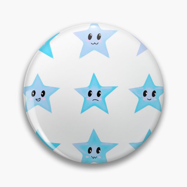 Item preview, Light blue stars with different expressions ☆ designed and sold by xSt4rdustxart.