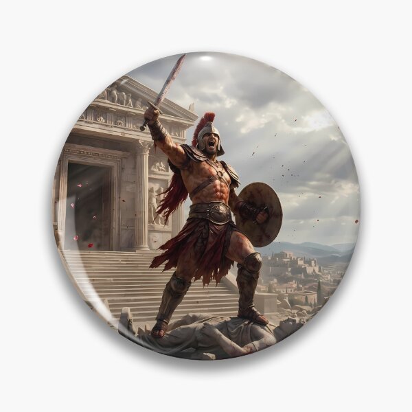 Item preview, Epic Gladiator Colosseum Arena Battle Art designed and sold by GalleryBrisArt.