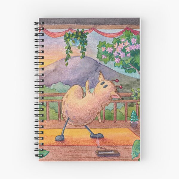 Item preview, Morning Yoga - Watercolor Art designed and sold by wonderikart.