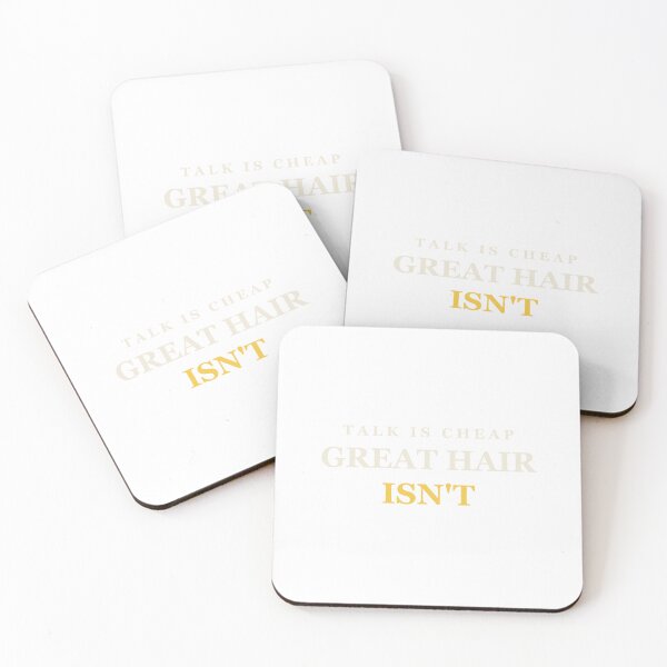 Item preview, Talk Is Cheap Great Hair Isn't - Funny Hairstylist designed and sold by Spraxl.
