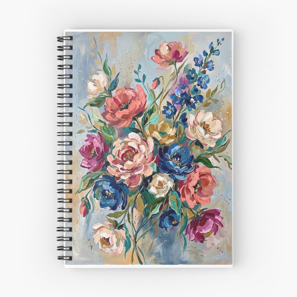 Item preview,  Elegant Abstract Floral Painting - Modern Expressive Brushstrokes Wall Art designed and sold by OddlySticky.
