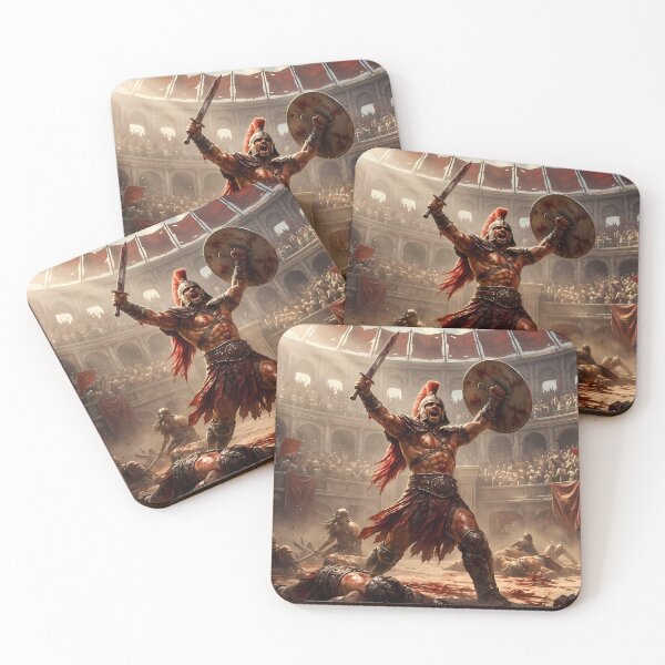 Item preview, Epic Gladiator Colosseum Arena Battle Art designed and sold by GalleryBrisArt.