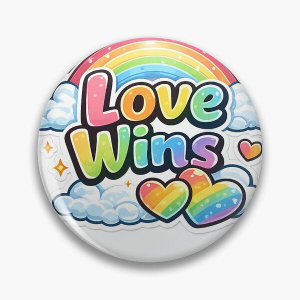 Item preview, Love Wins Rainbow Pride Colorful Equality & Kindness Quote designed and sold by MR4me.