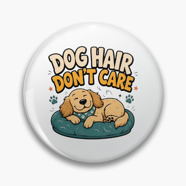 Item preview, Dog Hair Don't Care Golden Retriever Puppy designed and sold by Dmo3HarkoArt.