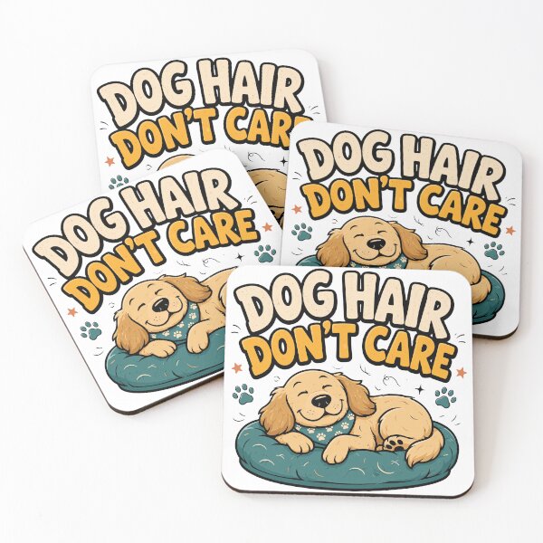 Item preview, Dog Hair Don't Care Golden Retriever Puppy designed and sold by Dmo3HarkoArt.