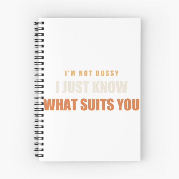 Item preview, I'm Not Bossy I Just Know What Suits You - Funny Hairstylist designed and sold by Spraxl.