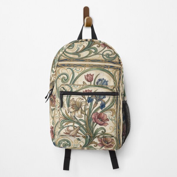 Item preview, Classic Art Nouveau Floral Panel - Sinuous Blooms designed and sold by OddlySticky.