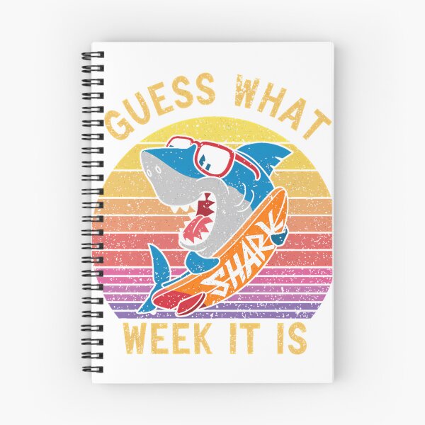 Item preview, Guess What Week It Is Shark Week Ocean Surfer Enthusiast T-Shirt_93634848 designed and sold by ShadowPlace.