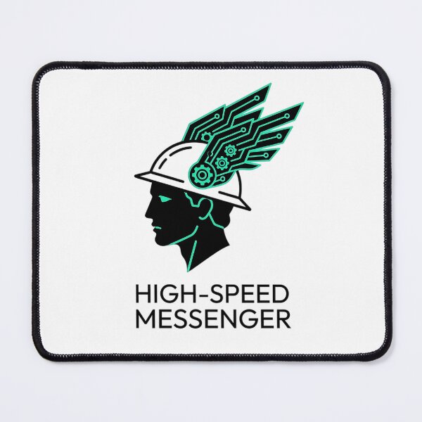 Item preview, Cyberpunk Hermes Winged Messenger Minimalist Line Art designed and sold by pattman.