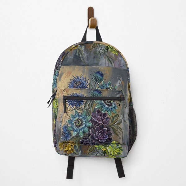 Item preview, Elegant Abstract Floral Painting - Modern Expressive Brushstrokes Wall Art designed and sold by OddlySticky.