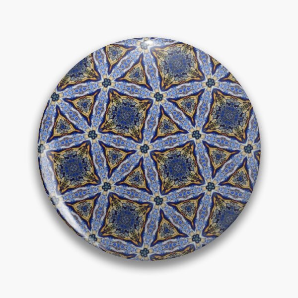 Item preview, Barbed Wire Blue Pattern designed and sold by Shy Fractal Designs.