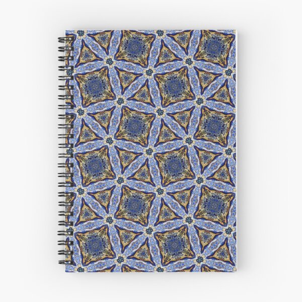 Item preview, Barbed Wire Blue Pattern designed and sold by Shy Fractal Designs.