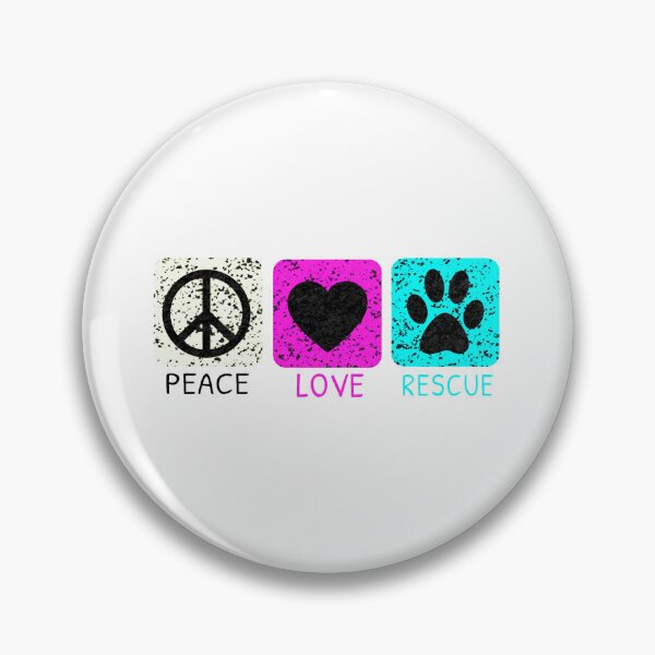Item preview, Peace Love Rescue Animal Advocate Design designed and sold by Dmo3HarkoArt.