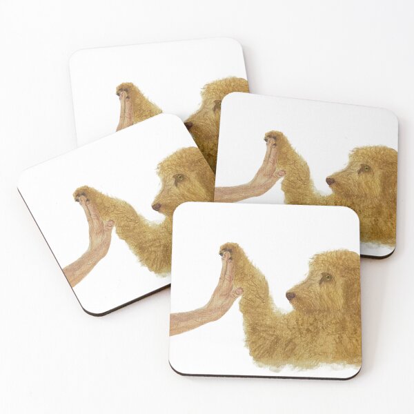 Item preview, Watercolour Labradoodle Dog Artwork designed and sold by art-by-natarsha.