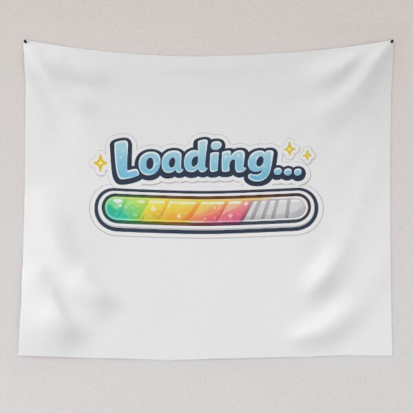 Item preview, Loading... Funny Progress Bar Cute Gamer designed and sold by MR4me.