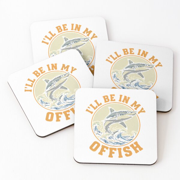 Item preview, I'll Be In My Offish - Shark Pun Ocean T-Shirt_86706591 designed and sold by Voila-creative.