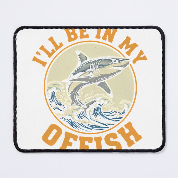 Item preview, I'll Be In My Offish - Shark Pun Ocean T-Shirt_86706591 designed and sold by Voila-creative.