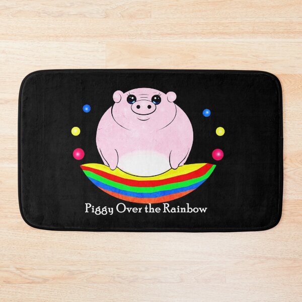 Item preview, Piggy Over The Rainbow  designed and sold by Shirley cute art .