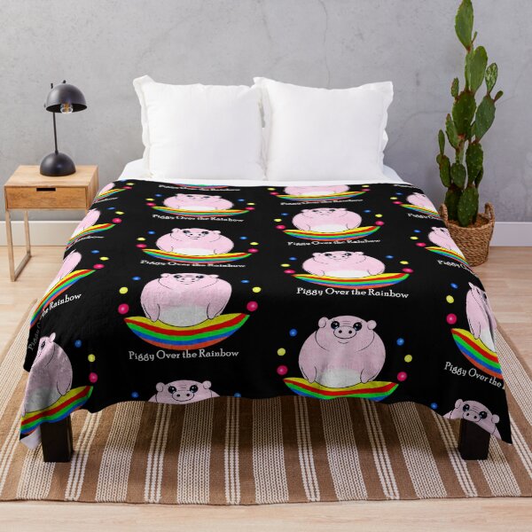 Item preview, Piggy Over The Rainbow designed and sold by Shirley cute art .
