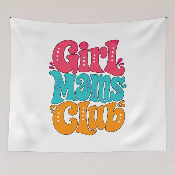 Item preview, Girl Moms Club, Mom Life  designed and sold by graphic-genie.