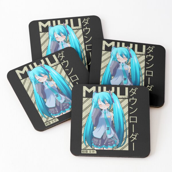 Item preview, Hatsune Miku Smiling With Closed Eyes In Front Of Diagonal designed and sold by ReginoGUnivers.