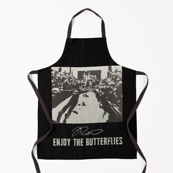 Item preview, Crowd Under His Signature And Text Reading Enjoy The Butterflies designed and sold by ReginoGUnivers.