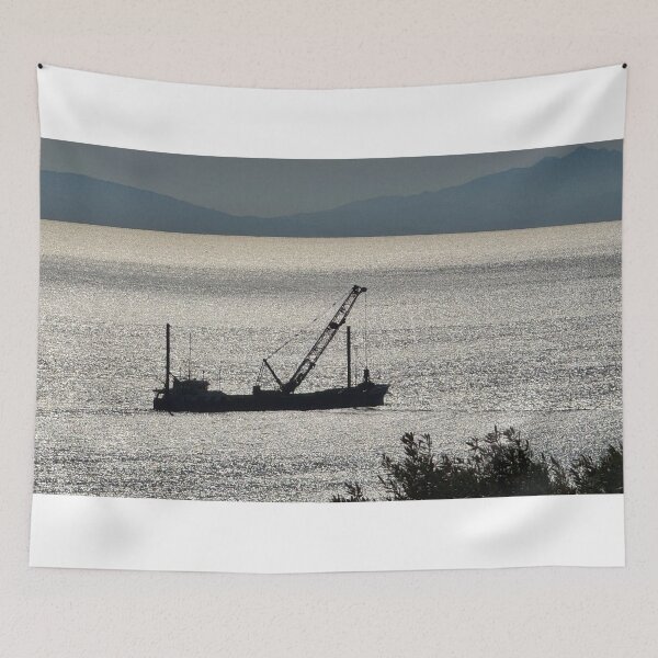 Item preview, Dredging Vessel Silhouette Castiglione della Pescaia designed and sold by Diego Re.