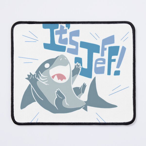 Item preview, It's JEFF Funny Shark Apparel For Men Women T-Shirt_70610586 designed and sold by Othinus.