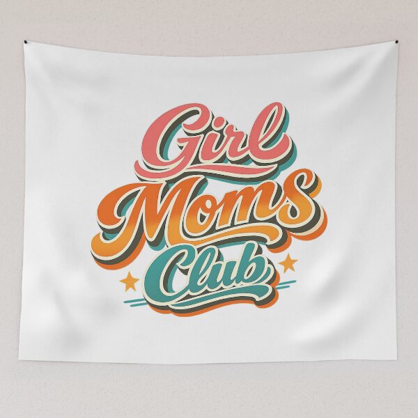 Item preview, Girl Moms Club, Mom Life  designed and sold by graphic-genie.
