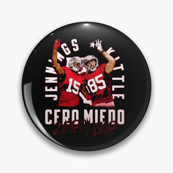 Item preview, San Francisco Football Dynamic Duo Zero Fear designed and sold by redbubblemoon.